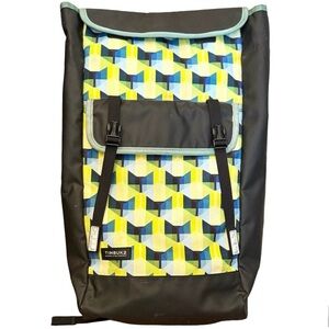 Timbuk2 Custom Prospect Laptop Backpack, Black, Blue, Yellow, 21” H X 11” W